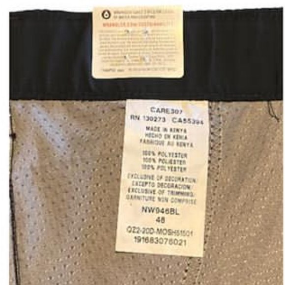 Wrangler negro perforado... pantalón corto utilitario de ajuste relajado-48 - Picture 8 of 8